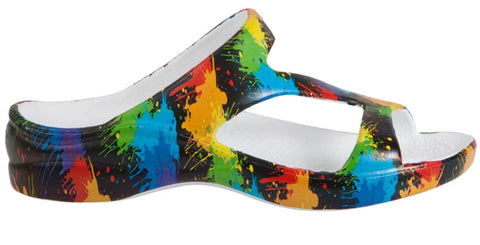 Dawgs Women's Loudmouth Z-Sandals - Paintballs