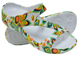 Dawgs Women's Loudmouth Z-Sandals - White Shagadelic