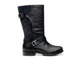 OLUKAI Paia Leather - Womens Boot Black/Black - 6