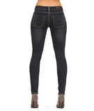 Rubberband Stretch Women's Skinny Jeans (Sarina/Blue Black) Size 25(1/2)