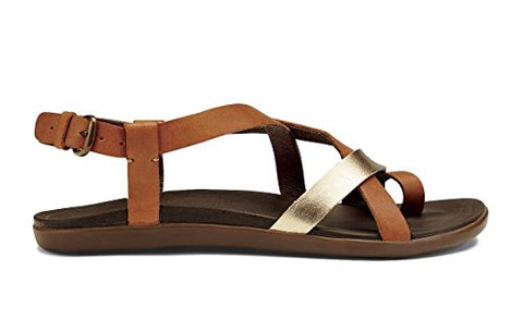 OLUKAI Upena Sandal - Women's Mustard/Bubbly 6