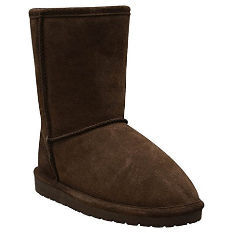 DAWGS Women's 9" Cow Suede Winter Boot - Chocolate 8 M US