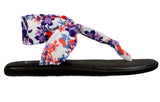 Sanuk Womens Yoga Sling Ella Prints Slingback Sandal Liberty Waikiki Floral Size 8