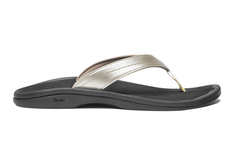 OLUKAI Women's Ohana Sandal, Bubbly/Black