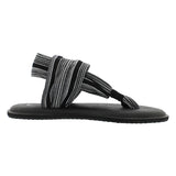 Sanuk Women's Yoga Sling 2 Sandals - Black/White - 6