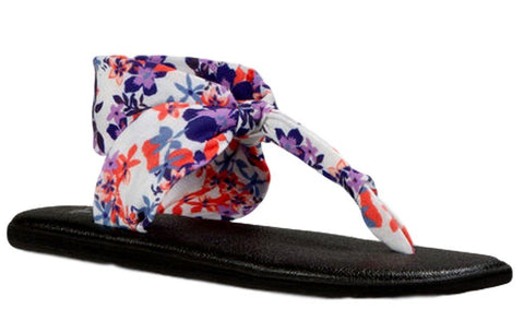 Sanuk Womens Yoga Sling Ella Prints Slingback Sandal Liberty Waikiki Floral Size 9