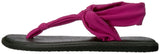 Sanuk Women's Yoga Sling Ella Flip Flop, Vivid Violet, 9 M US