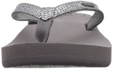 Reef Women's Star Cushion Sassy Sandal, Gunmetal, 6 M US