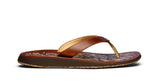 OLUKAI Women's Paniolo Thong Sandals, Natural/Natural, 6 M US