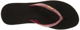 Reef Women's Star Cushion Sassy Sandal,Black/Berry,6 M US