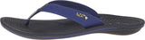 OLUKAI Women's Kia'I Wahine Sunset Blue/Black Sandal 5 B (M)