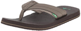 Sanuk Men's Beer Cozy 2 Flip-Flop Brindle 09 M US