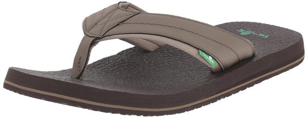 Sanuk Men's Beer Cozy 2 Flip-Flop Brindle 09 M US