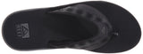 Reef Men's Fanning Prints Sandal, Black/Black Plaid, 6 M US