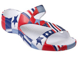 Dawgs Women's Loudmouth Z-Sandals - Betsy Ross