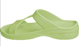 Dawgs Women's Original Solid Z-Sandals - Soft Lime